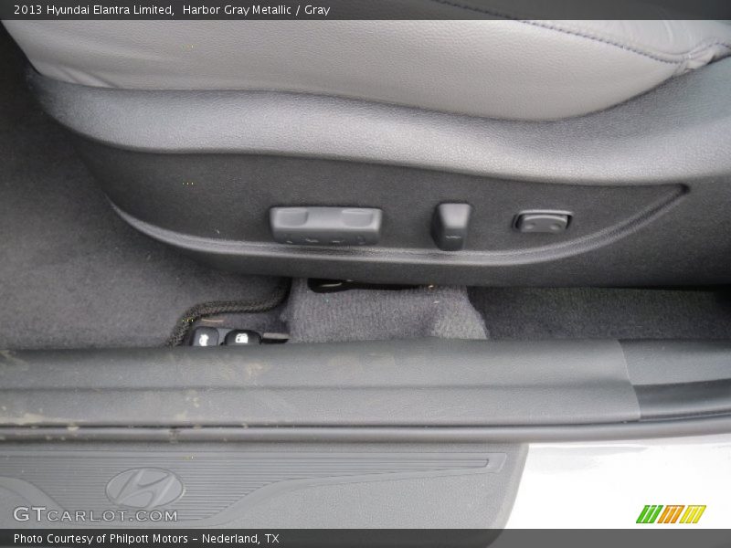 Harbor Gray Metallic / Gray 2013 Hyundai Elantra Limited