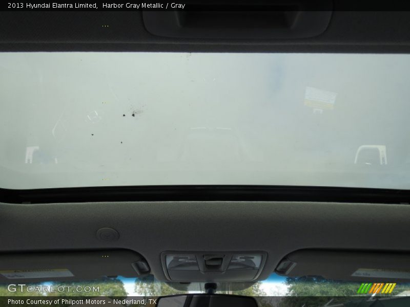 Harbor Gray Metallic / Gray 2013 Hyundai Elantra Limited