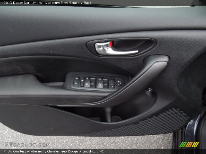 Maximum Steel Metallic / Black 2013 Dodge Dart Limited