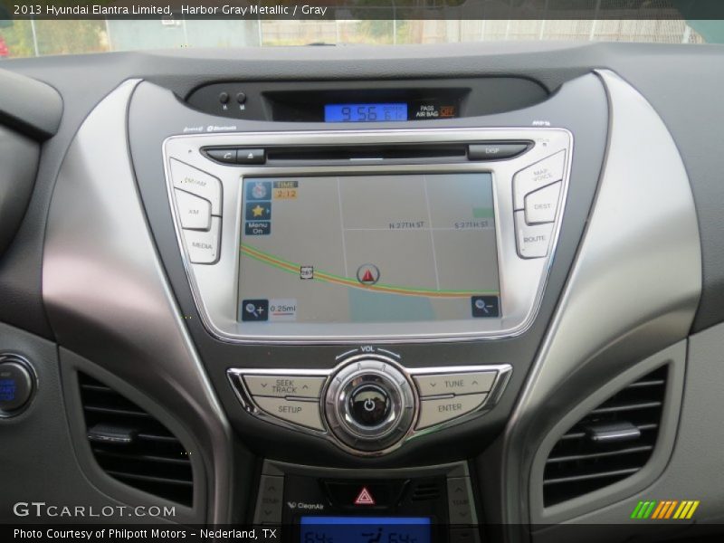 Harbor Gray Metallic / Gray 2013 Hyundai Elantra Limited