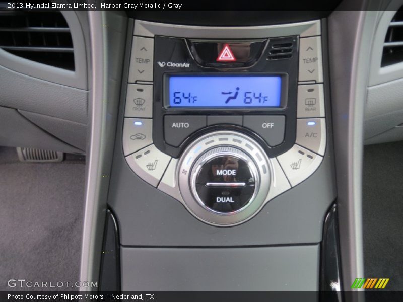 Harbor Gray Metallic / Gray 2013 Hyundai Elantra Limited