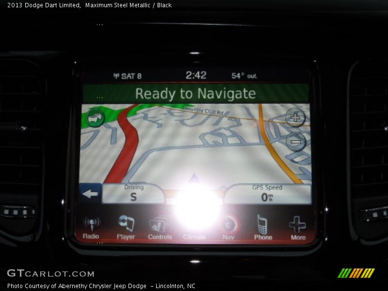 Navigation of 2013 Dart Limited