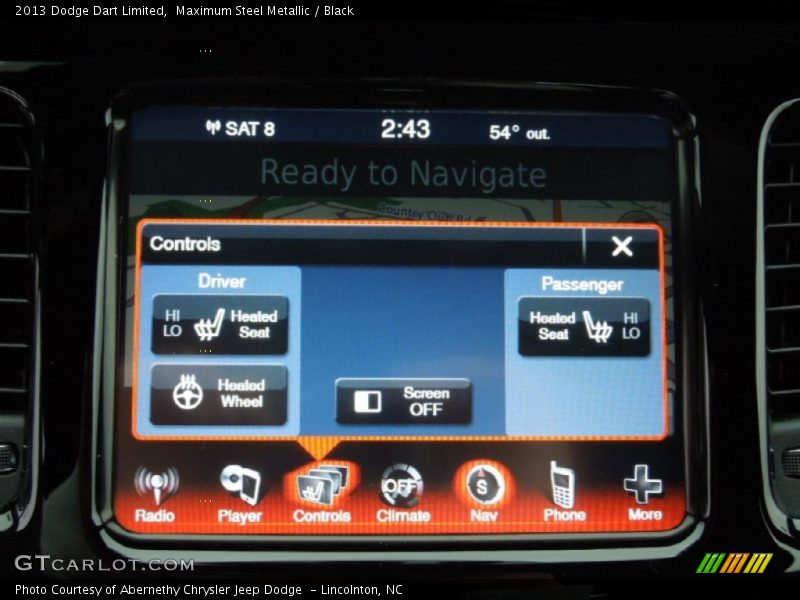 Maximum Steel Metallic / Black 2013 Dodge Dart Limited