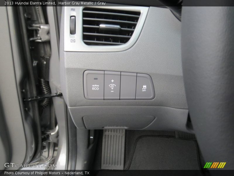Harbor Gray Metallic / Gray 2013 Hyundai Elantra Limited