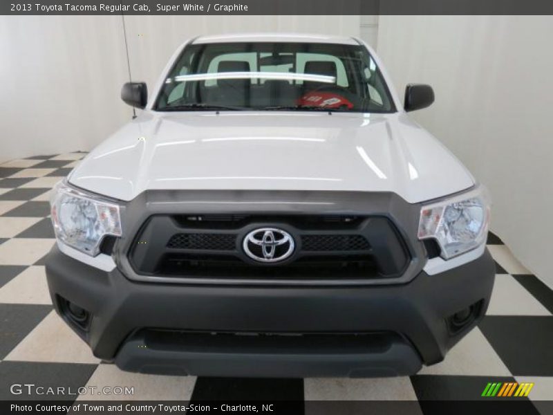 Super White / Graphite 2013 Toyota Tacoma Regular Cab