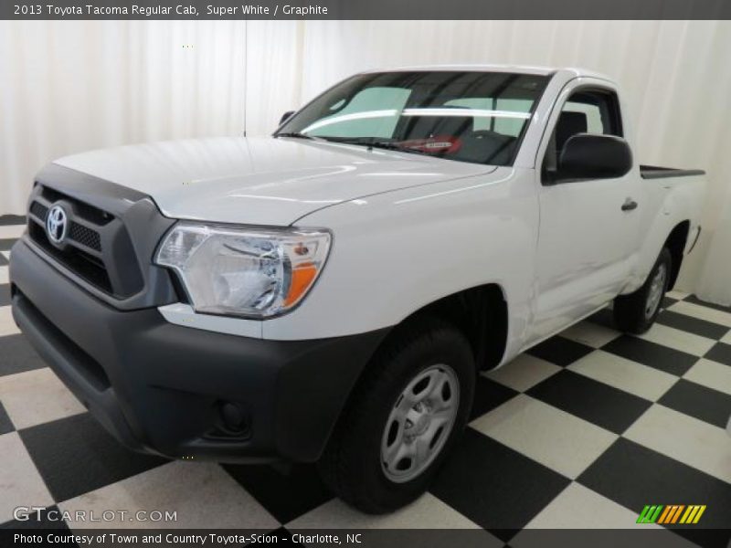 Super White / Graphite 2013 Toyota Tacoma Regular Cab