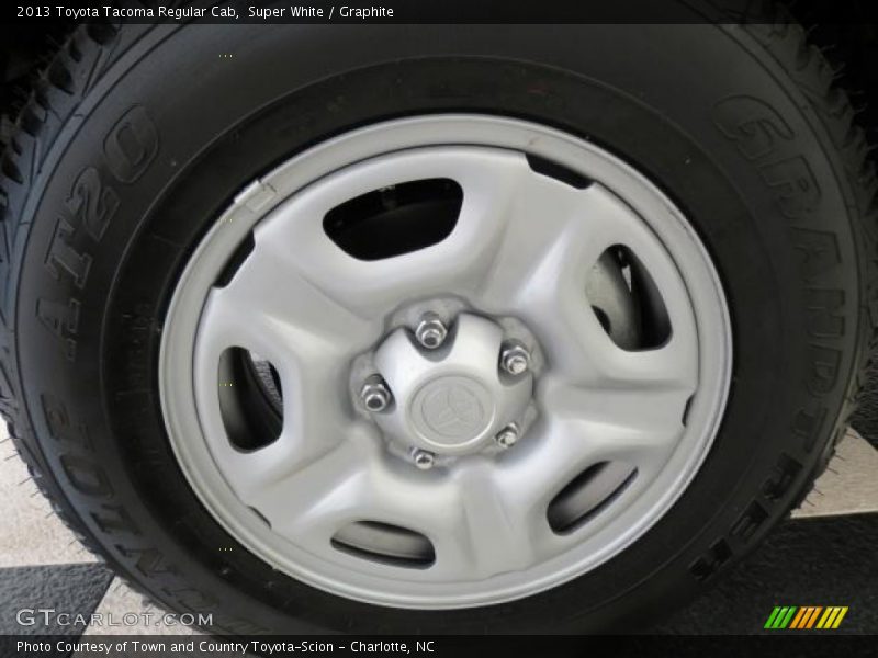 Super White / Graphite 2013 Toyota Tacoma Regular Cab