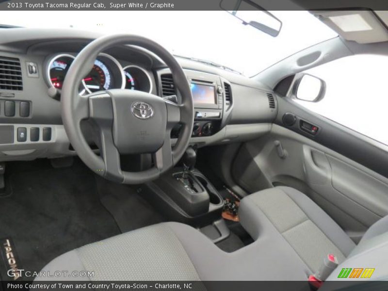 Super White / Graphite 2013 Toyota Tacoma Regular Cab