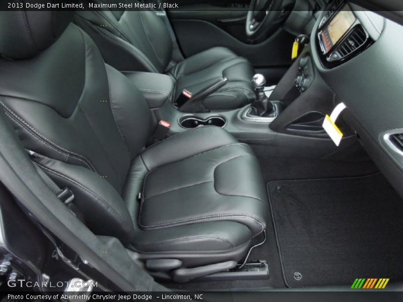 Maximum Steel Metallic / Black 2013 Dodge Dart Limited