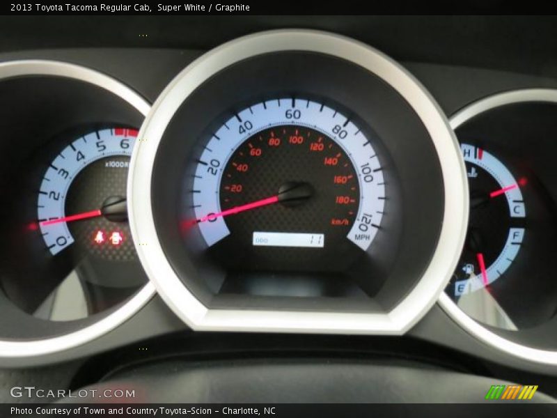 Super White / Graphite 2013 Toyota Tacoma Regular Cab