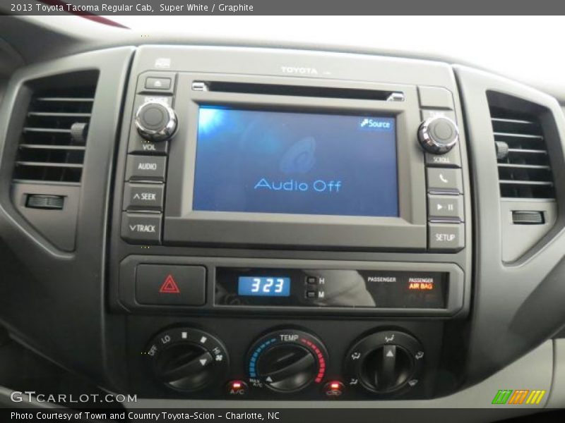 Super White / Graphite 2013 Toyota Tacoma Regular Cab