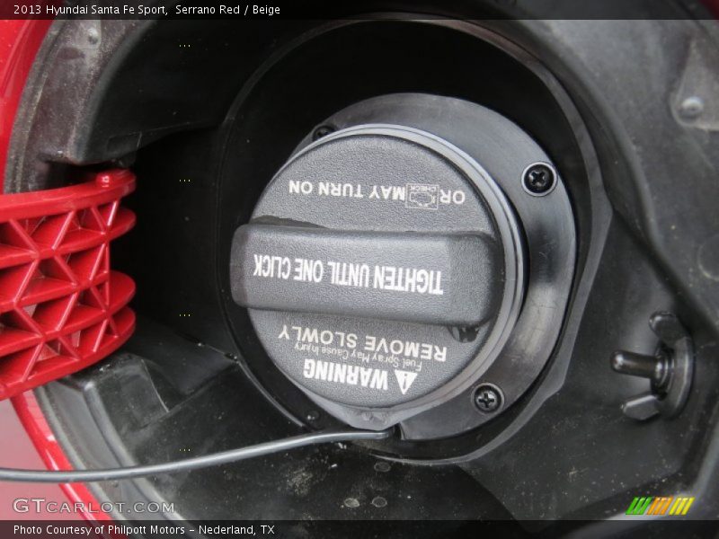 Serrano Red / Beige 2013 Hyundai Santa Fe Sport