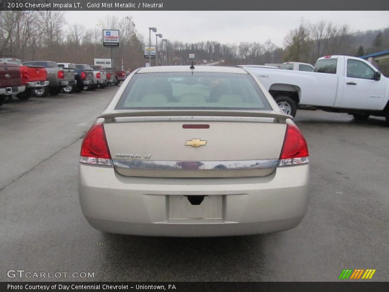 Gold Mist Metallic / Neutral 2010 Chevrolet Impala LT