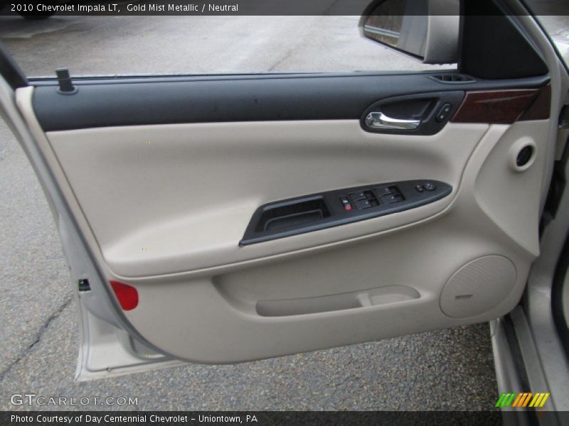 Gold Mist Metallic / Neutral 2010 Chevrolet Impala LT