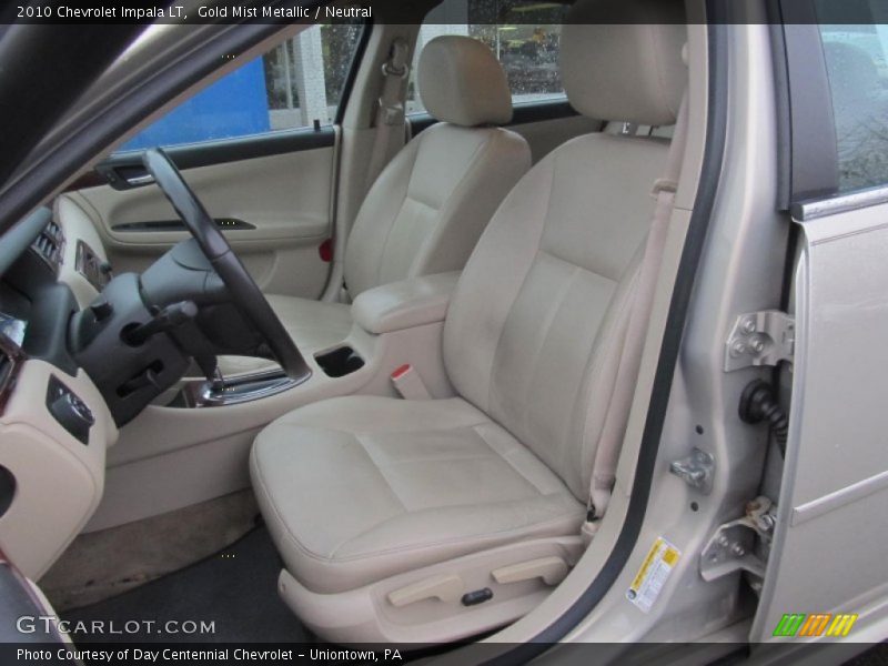Gold Mist Metallic / Neutral 2010 Chevrolet Impala LT