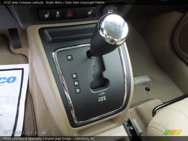  2013 Compass Latitude CVT II Automatic Shifter