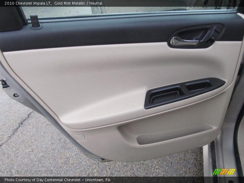 Gold Mist Metallic / Neutral 2010 Chevrolet Impala LT