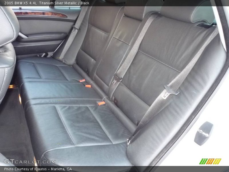 Titanium Silver Metallic / Black 2005 BMW X5 4.4i