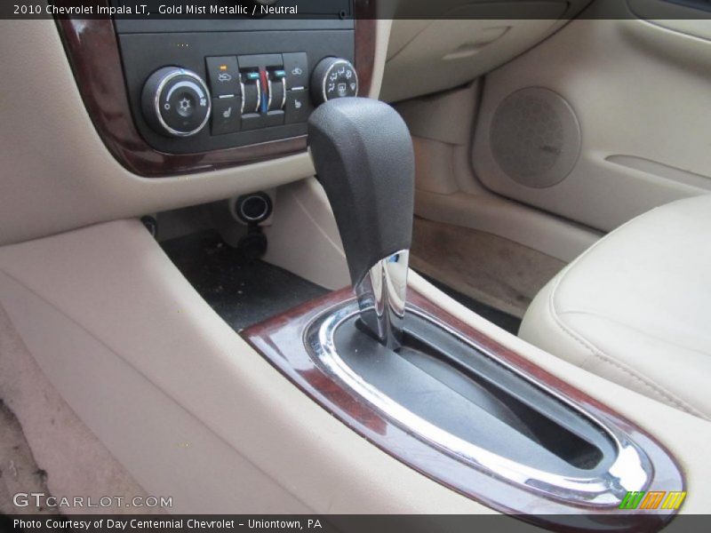Gold Mist Metallic / Neutral 2010 Chevrolet Impala LT
