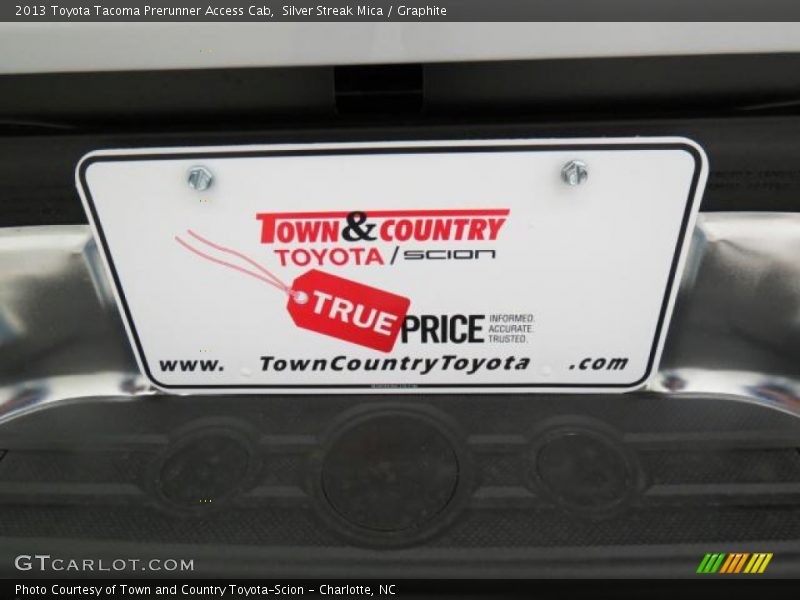 Silver Streak Mica / Graphite 2013 Toyota Tacoma Prerunner Access Cab