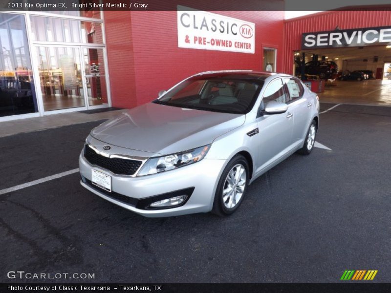 Bright Silver Metallic / Gray 2013 Kia Optima EX