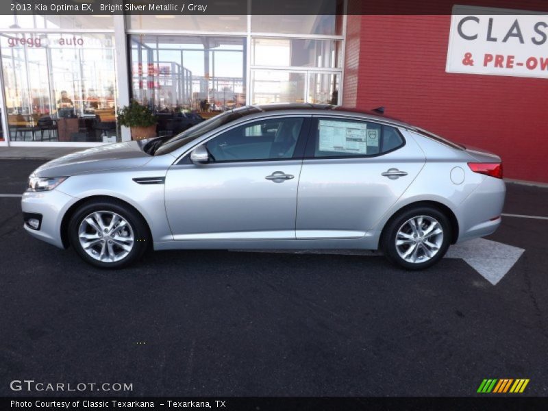 Bright Silver Metallic / Gray 2013 Kia Optima EX