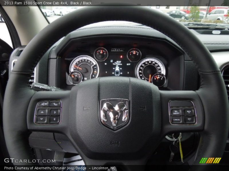  2013 1500 Sport Crew Cab 4x4 Steering Wheel
