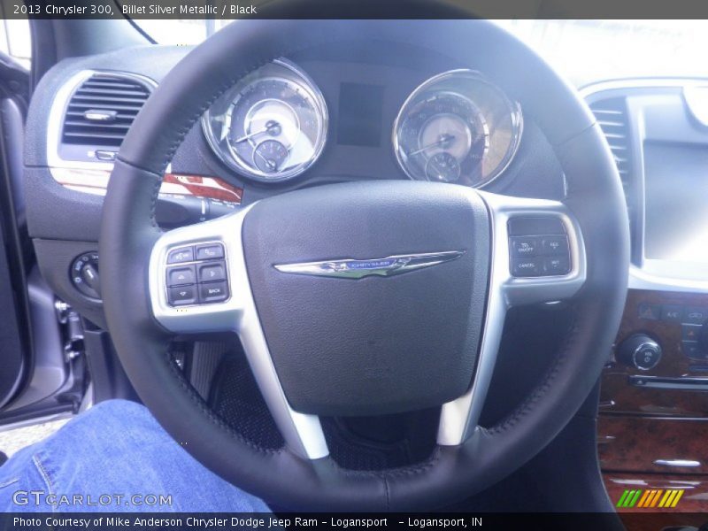 Billet Silver Metallic / Black 2013 Chrysler 300