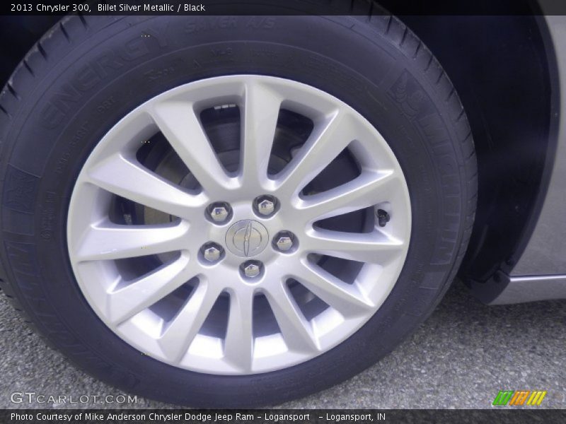 Billet Silver Metallic / Black 2013 Chrysler 300