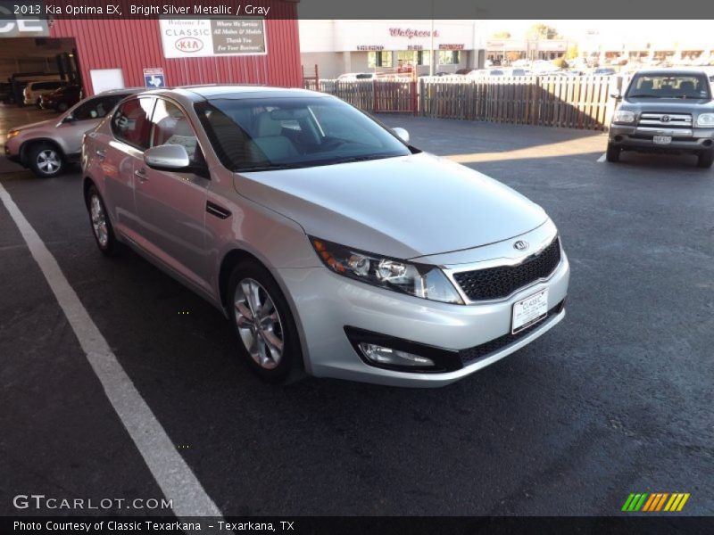 Bright Silver Metallic / Gray 2013 Kia Optima EX