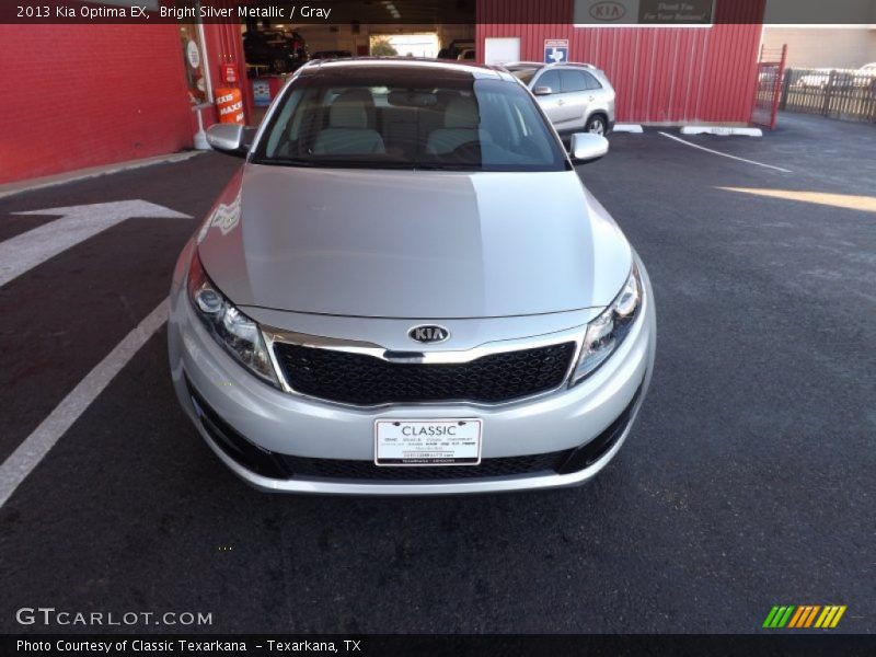 Bright Silver Metallic / Gray 2013 Kia Optima EX