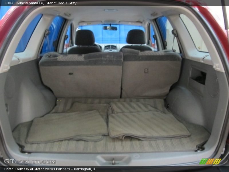 Merlot Red / Gray 2004 Hyundai Santa Fe