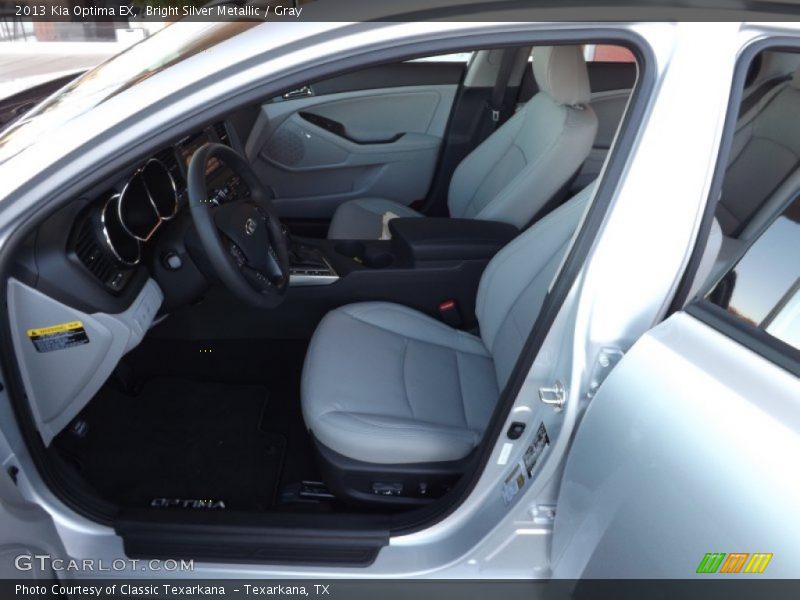 Bright Silver Metallic / Gray 2013 Kia Optima EX