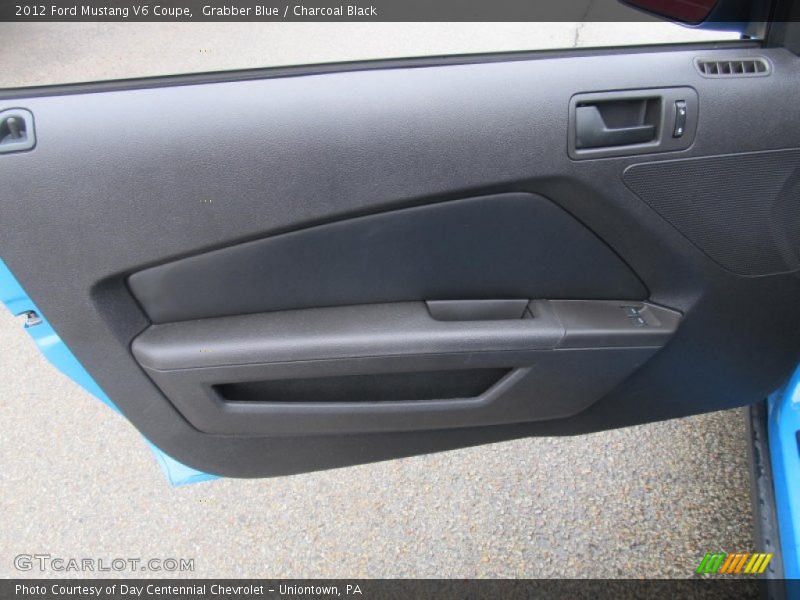 Grabber Blue / Charcoal Black 2012 Ford Mustang V6 Coupe
