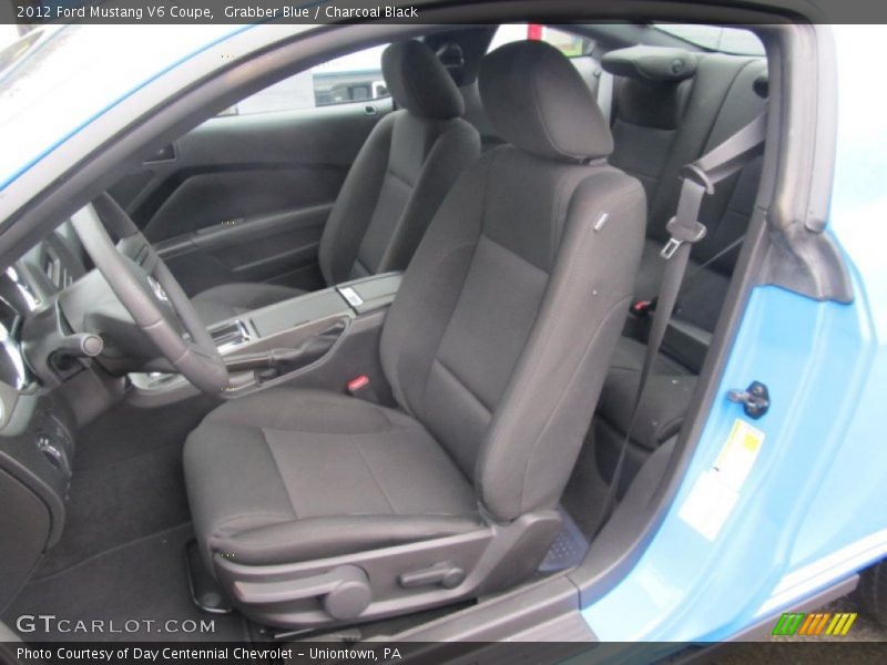 Front Seat of 2012 Mustang V6 Coupe