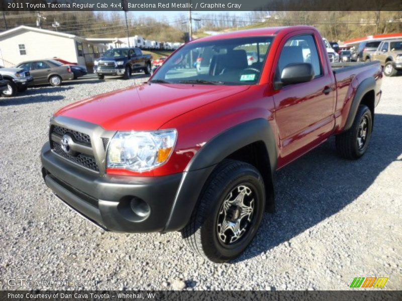 Barcelona Red Metallic / Graphite Gray 2011 Toyota Tacoma Regular Cab 4x4