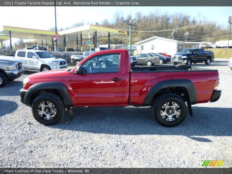 Barcelona Red Metallic / Graphite Gray 2011 Toyota Tacoma Regular Cab 4x4