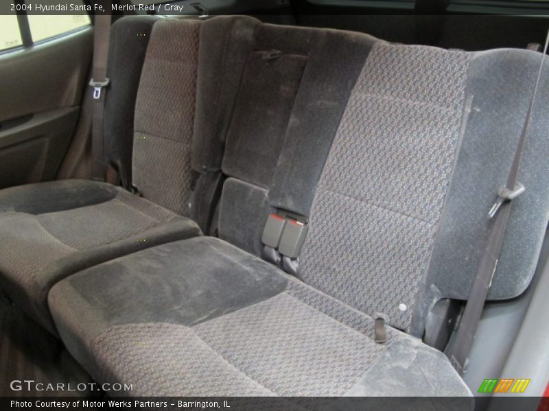 Merlot Red / Gray 2004 Hyundai Santa Fe