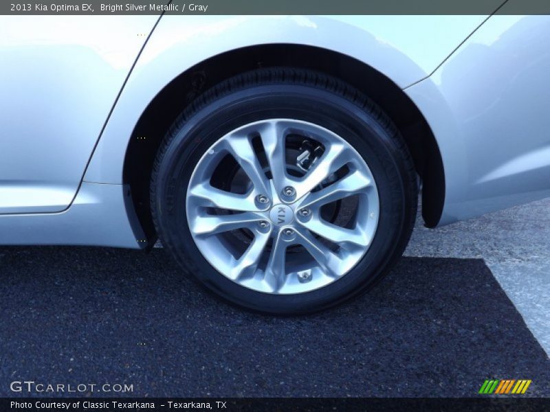 Bright Silver Metallic / Gray 2013 Kia Optima EX