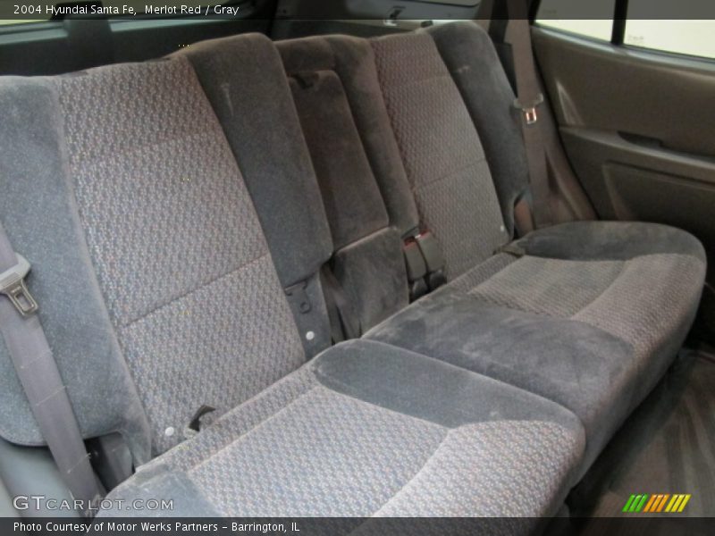 Merlot Red / Gray 2004 Hyundai Santa Fe