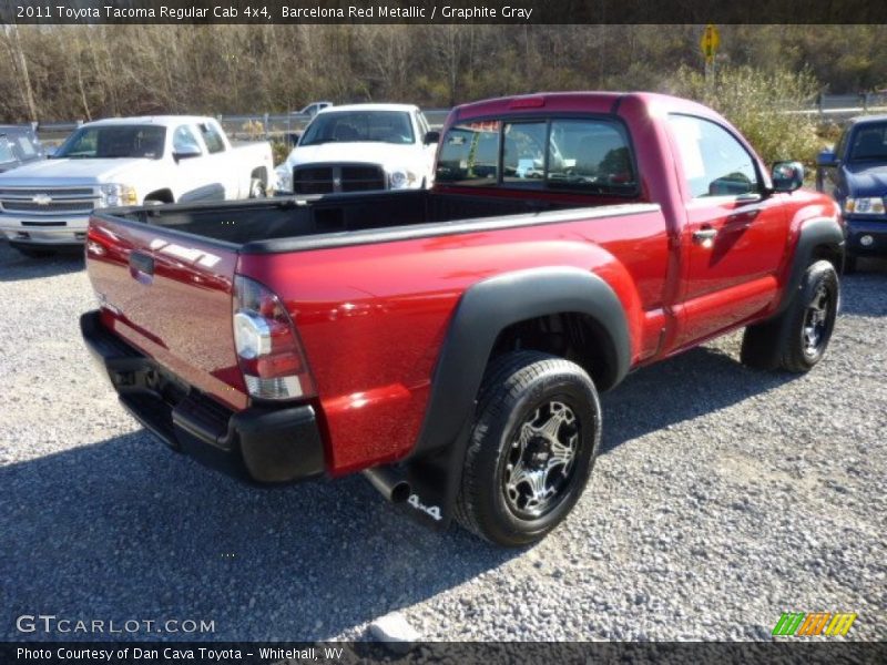  2011 Tacoma Regular Cab 4x4 Barcelona Red Metallic