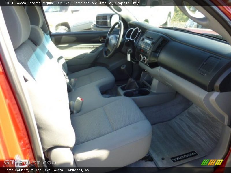 Barcelona Red Metallic / Graphite Gray 2011 Toyota Tacoma Regular Cab 4x4