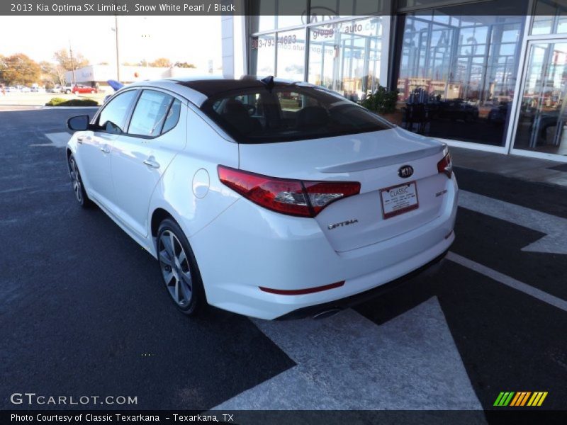 Snow White Pearl / Black 2013 Kia Optima SX Limited