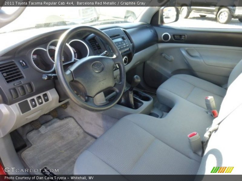Graphite Gray Interior - 2011 Tacoma Regular Cab 4x4 