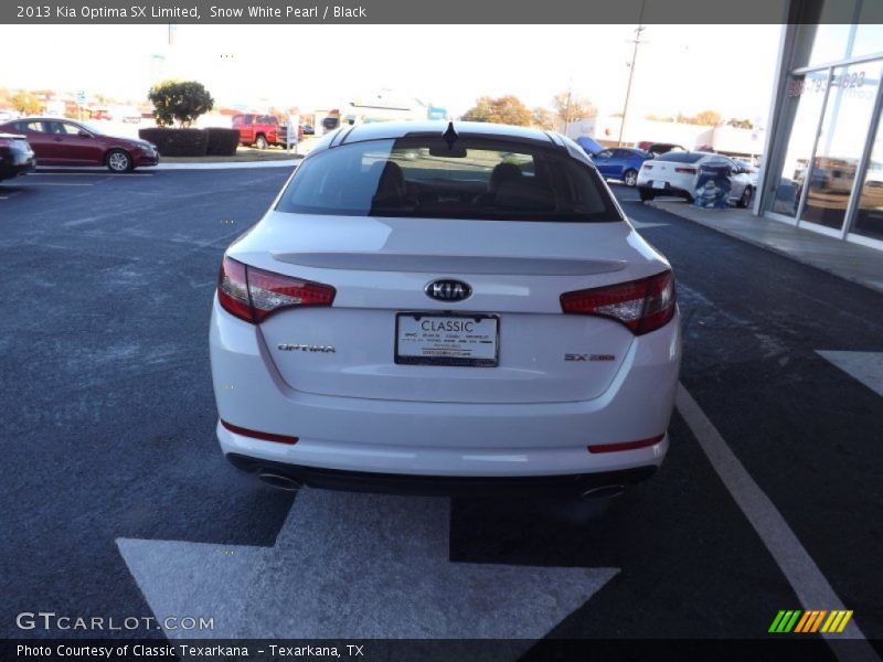 Snow White Pearl / Black 2013 Kia Optima SX Limited
