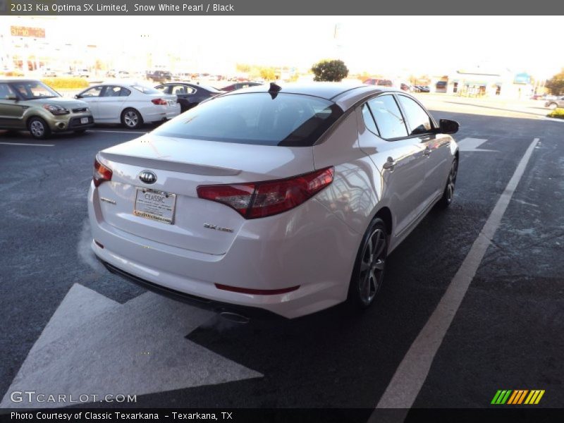 Snow White Pearl / Black 2013 Kia Optima SX Limited
