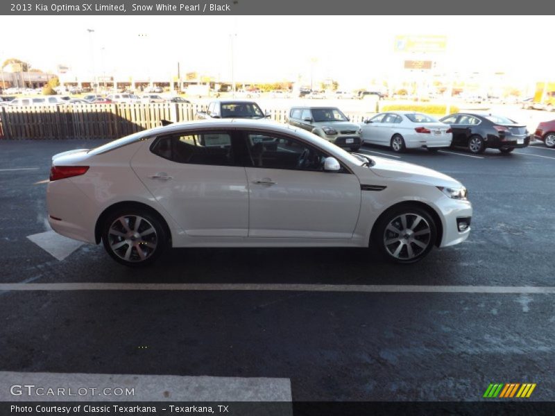 Snow White Pearl / Black 2013 Kia Optima SX Limited