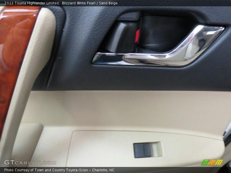 Blizzard White Pearl / Sand Beige 2013 Toyota Highlander Limited