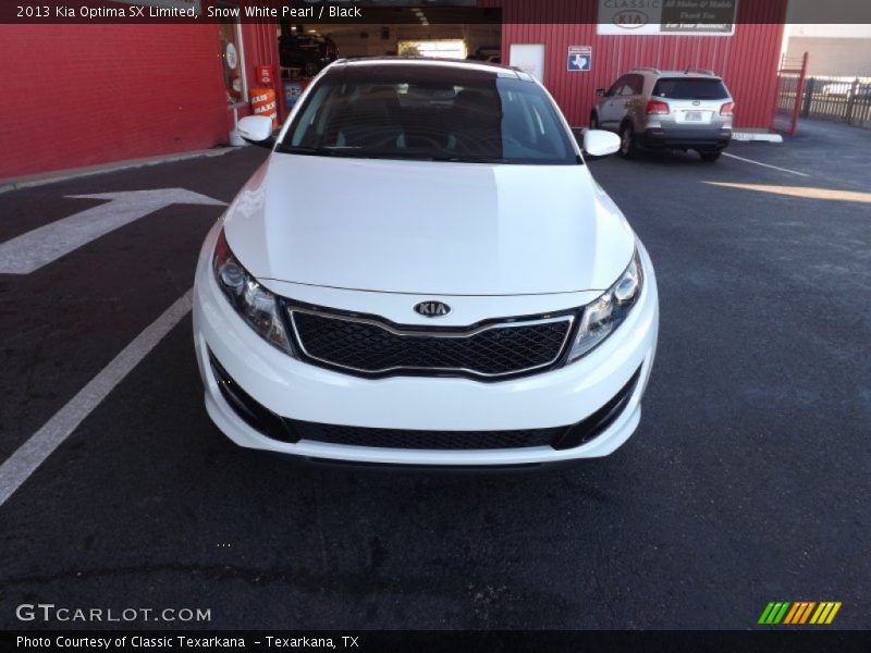 Snow White Pearl / Black 2013 Kia Optima SX Limited