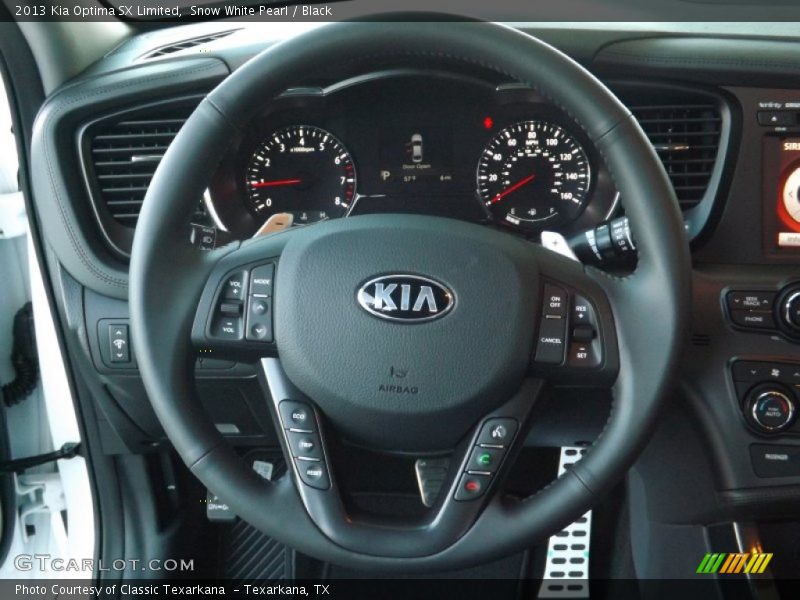 Snow White Pearl / Black 2013 Kia Optima SX Limited